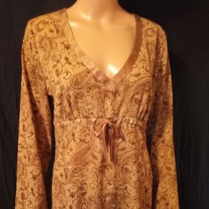 Gorgeous taupe blouse